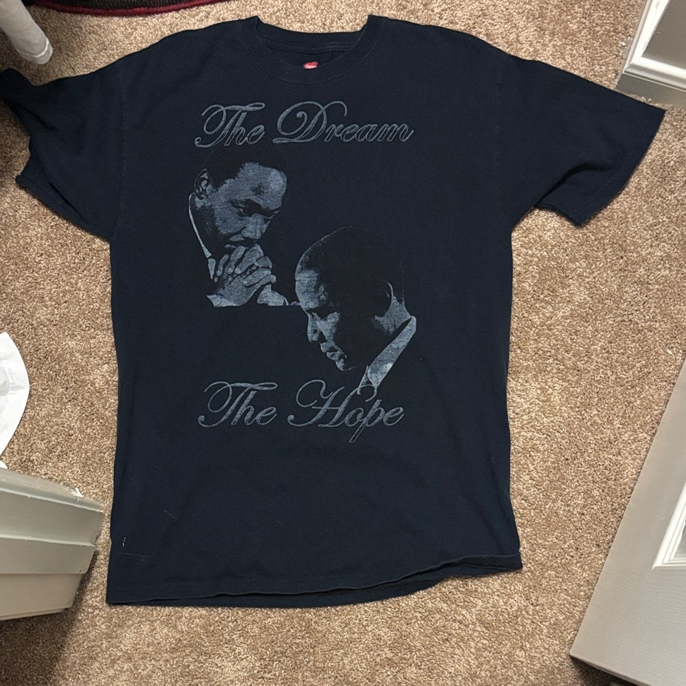 Hanes Black 'The Dream The Hope' Graphic Tee